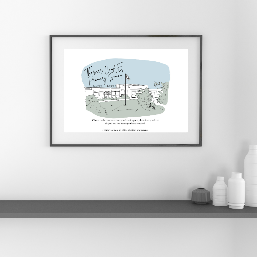 Personalised Place Print – Custom Illustration of Homes, Venues & Meaningful Locations