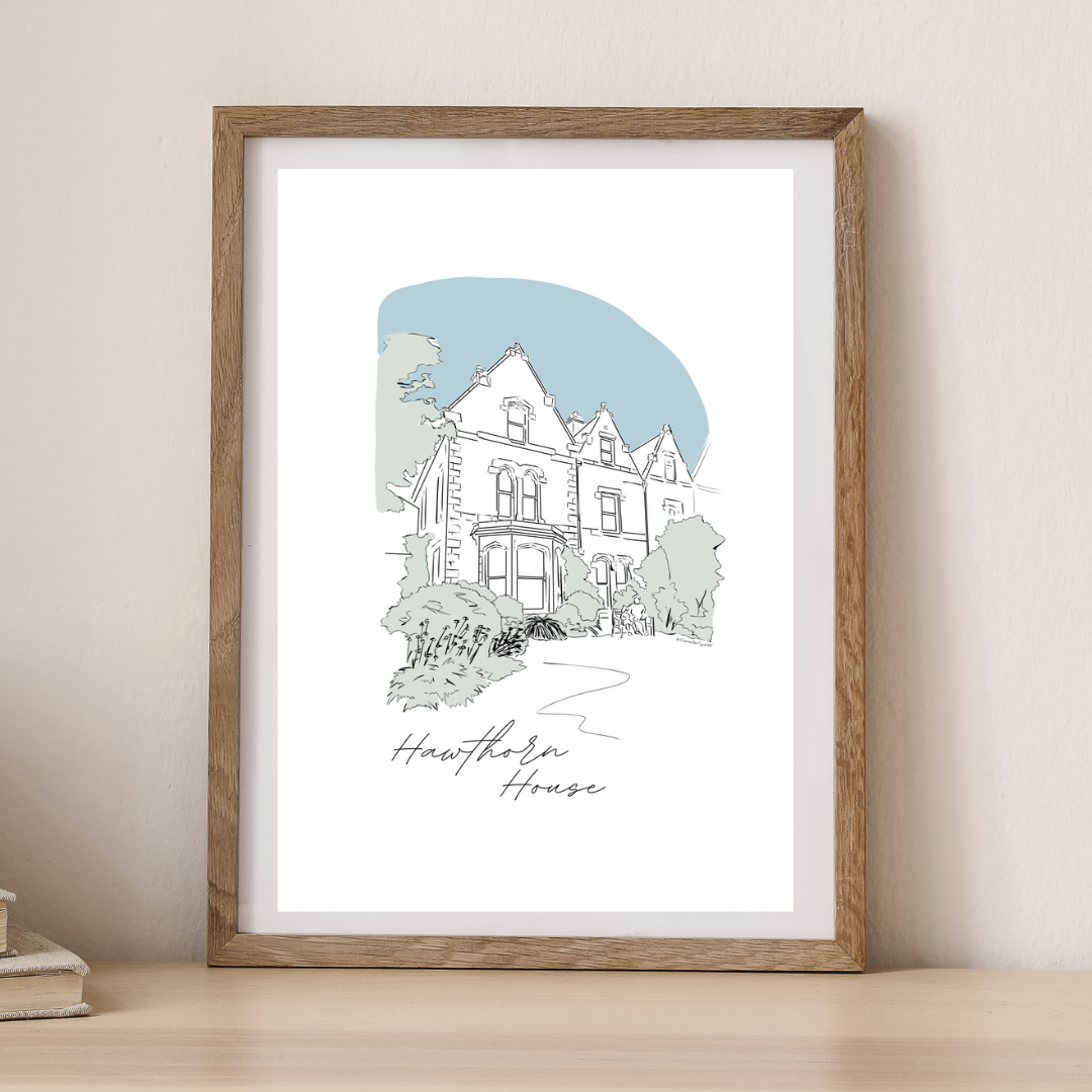 Personalised Place Print – Custom Illustration of Homes, Venues & Meaningful Locations