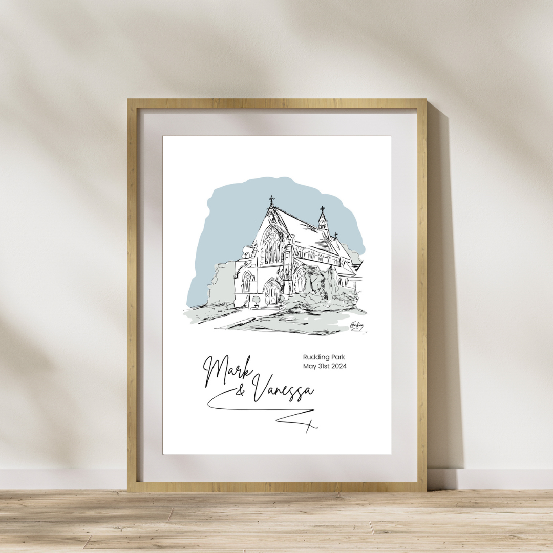Personalised Place Print – Custom Illustration of Homes, Venues & Meaningful Locations