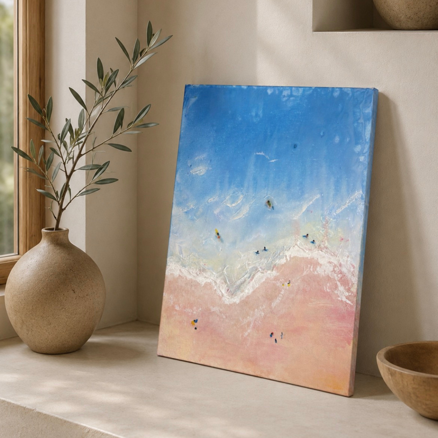 Here Comes the Sun (Original acrylic on canvas)
