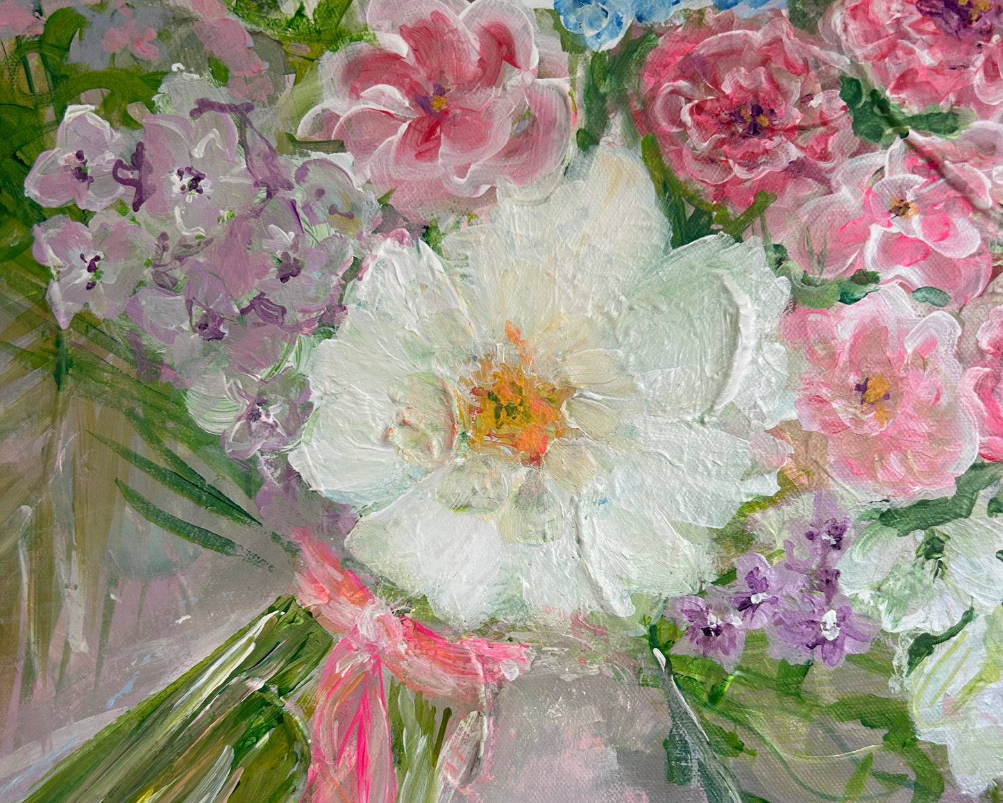 Keepsake wedding bouquet painting