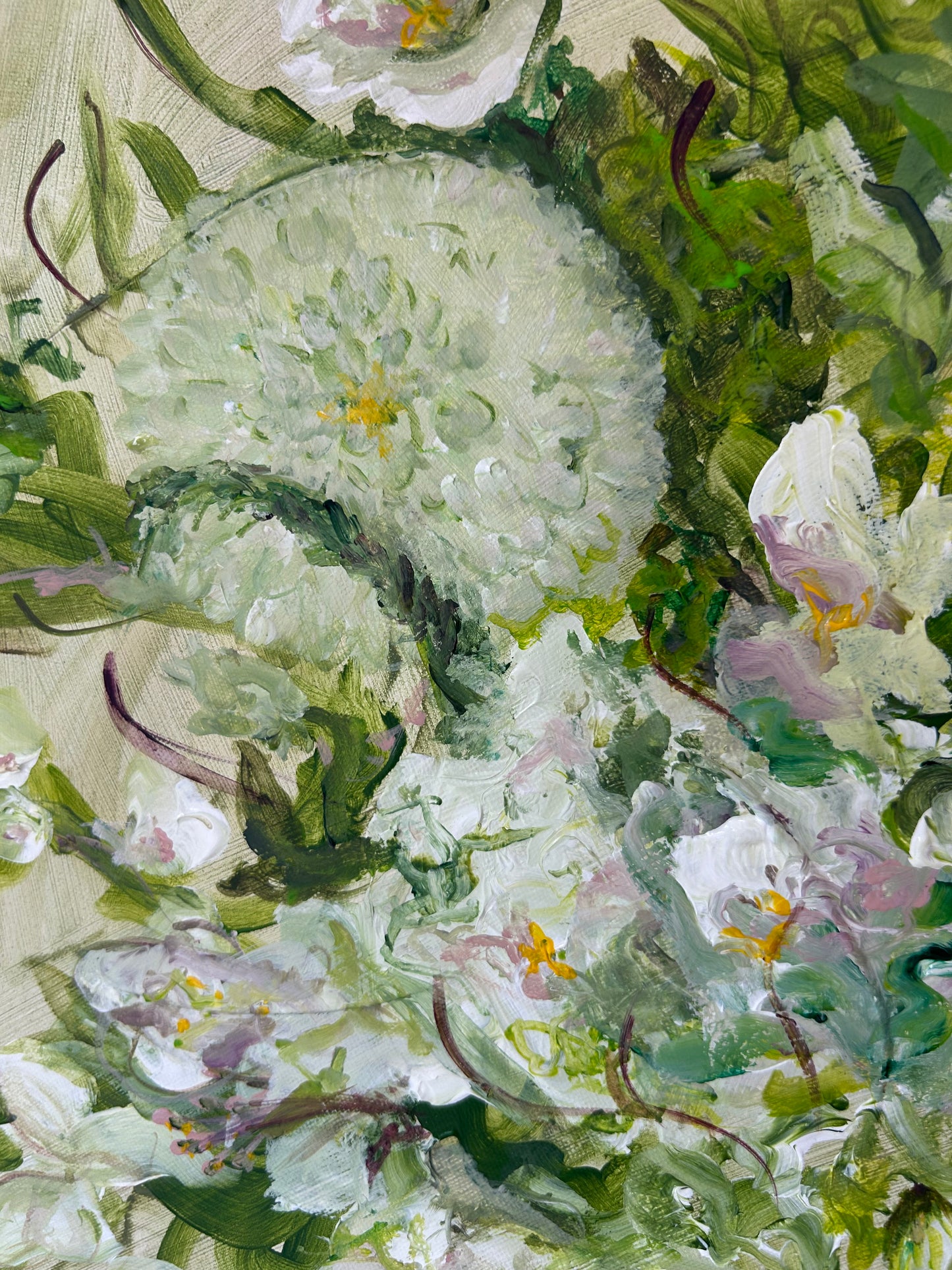 Keepsake wedding bouquet painting