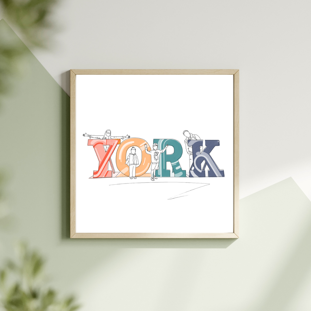 Personalised People Print – Custom Family, Friends & Special Moments Illustration