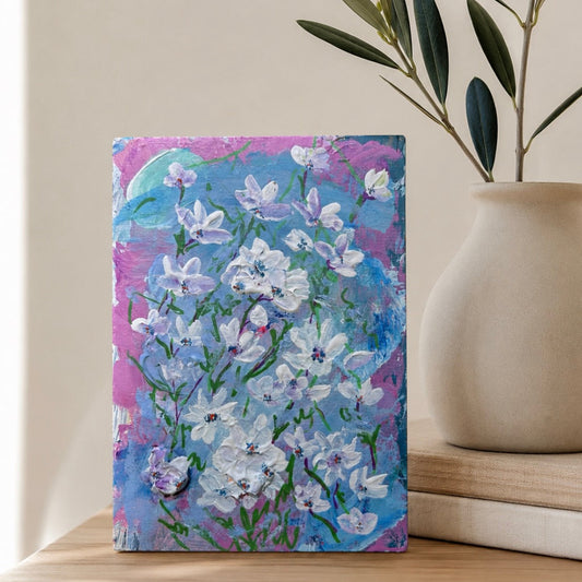 The First Phlox (original acrylic on board)