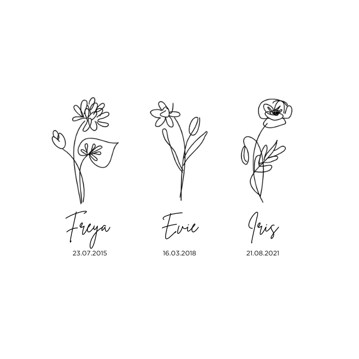 Birth flowers